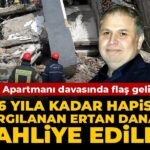 Ezgi Apartmanı Davasında Şok Gelişme: 876 Yıl Hapis Cezası İstenen Ertan Danacı Tahliye Edildi