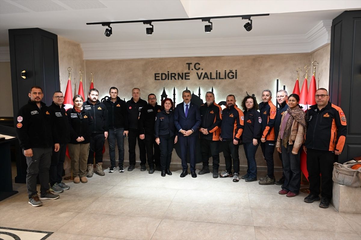 Edirne Valisi Yunus Sezer, MAG-AME Üyeleri ile Bir Araya Geldi